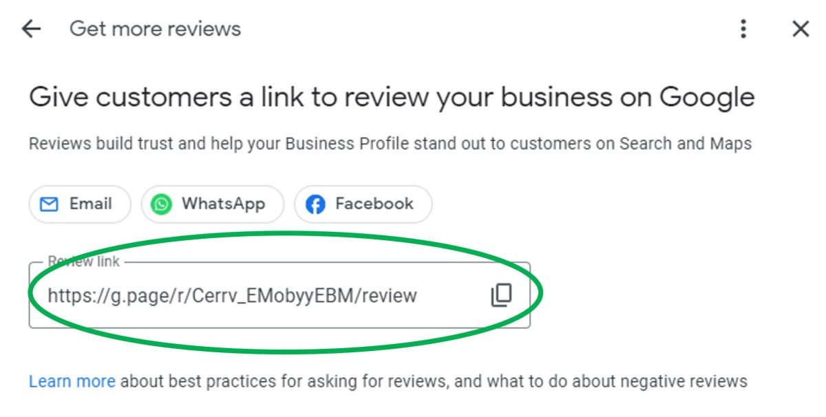 , How to share your Google Business Profile with customers, TinyPeople.Review UK