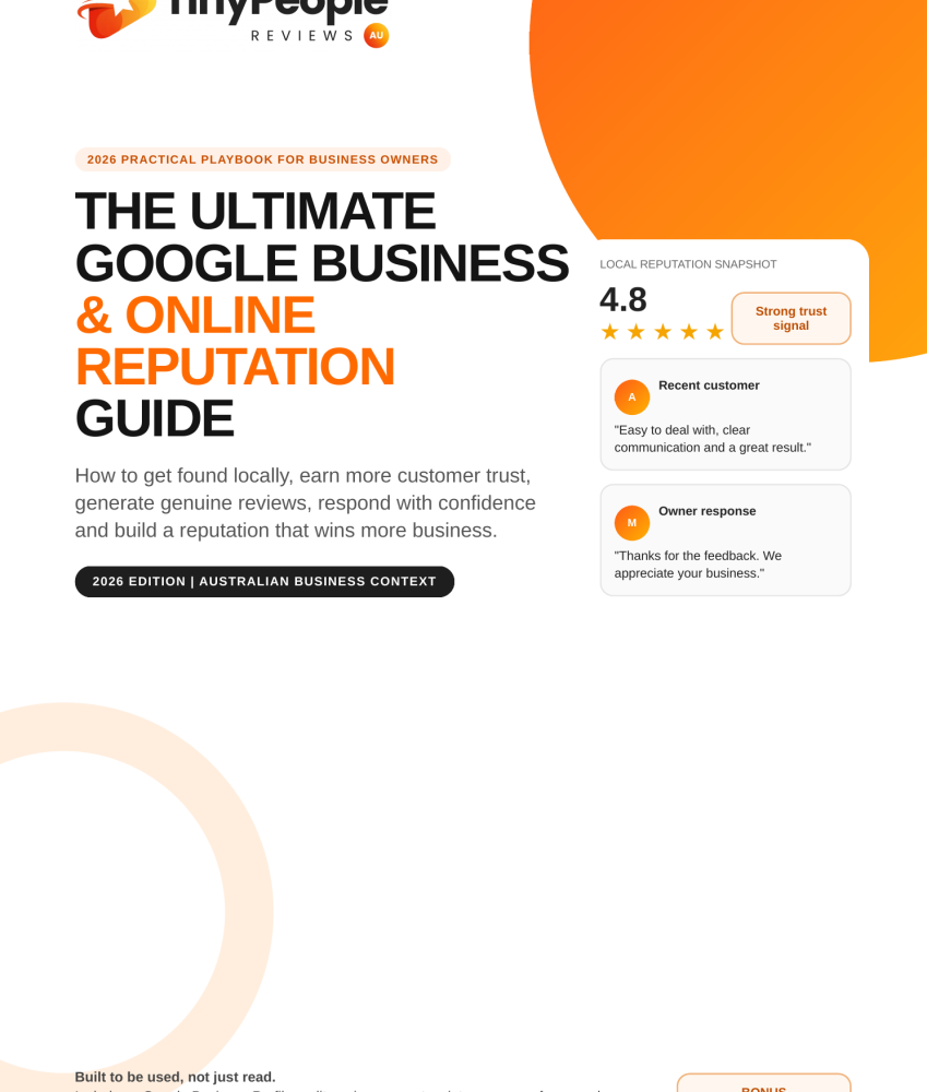 The Ultimate Google Business & Online Reputation Guide for Small & Medium-Sized Business Owners - 2026 Edition